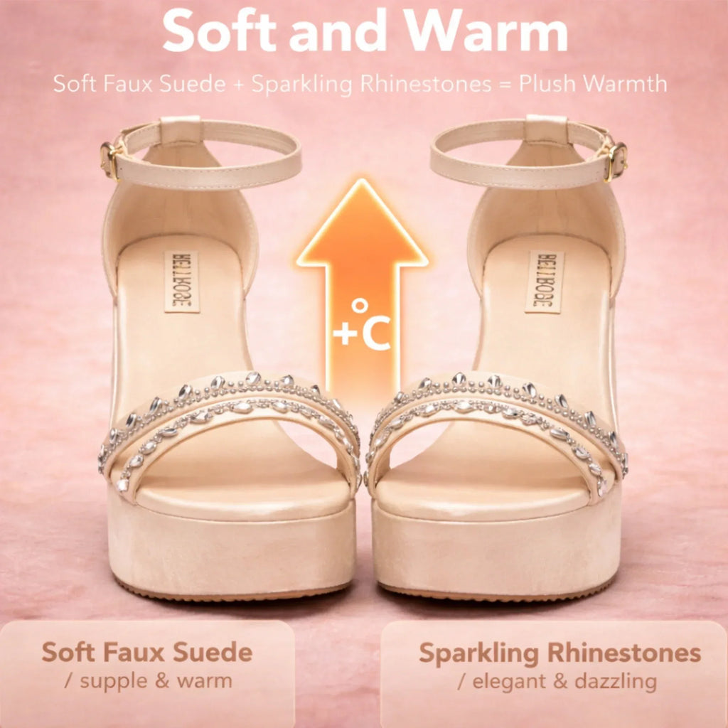 The Leilani Hand Embellished Luxury Wedge Shoe