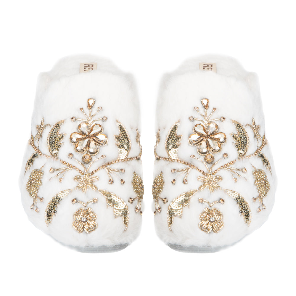 Shehnaaz Fur Slippers