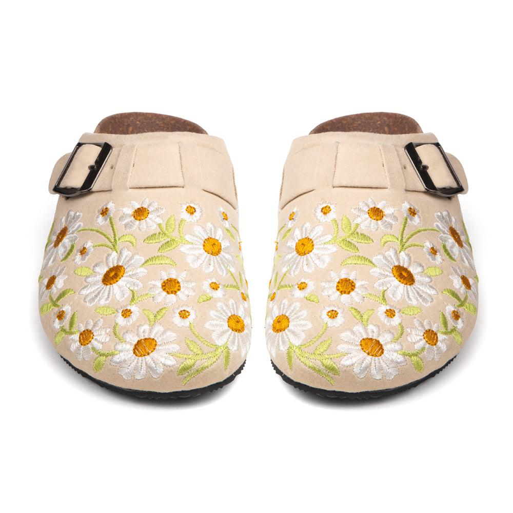 The Daisy Floral Luxury Embellished Slides
