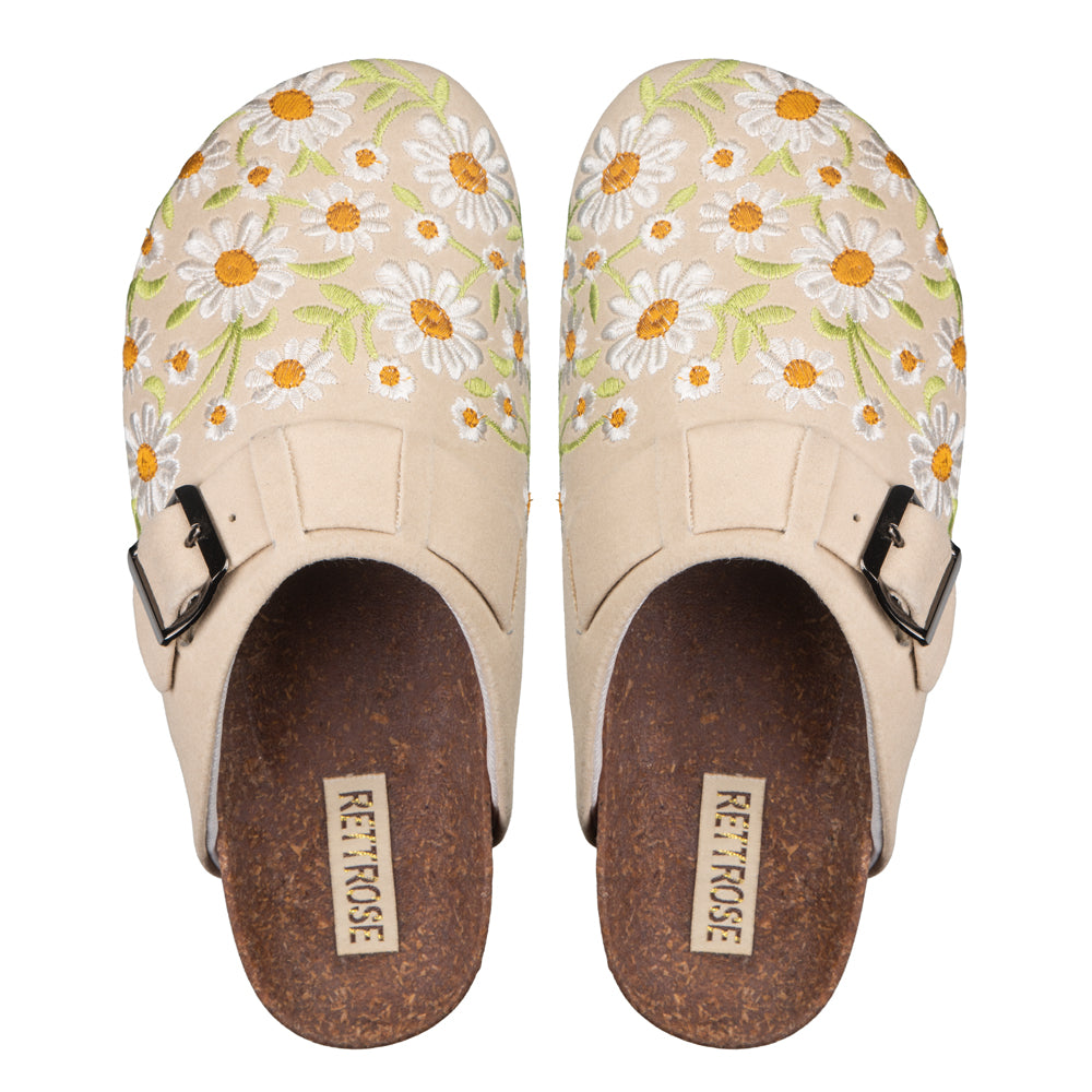 The Daisy Floral Luxury Embellished Slides