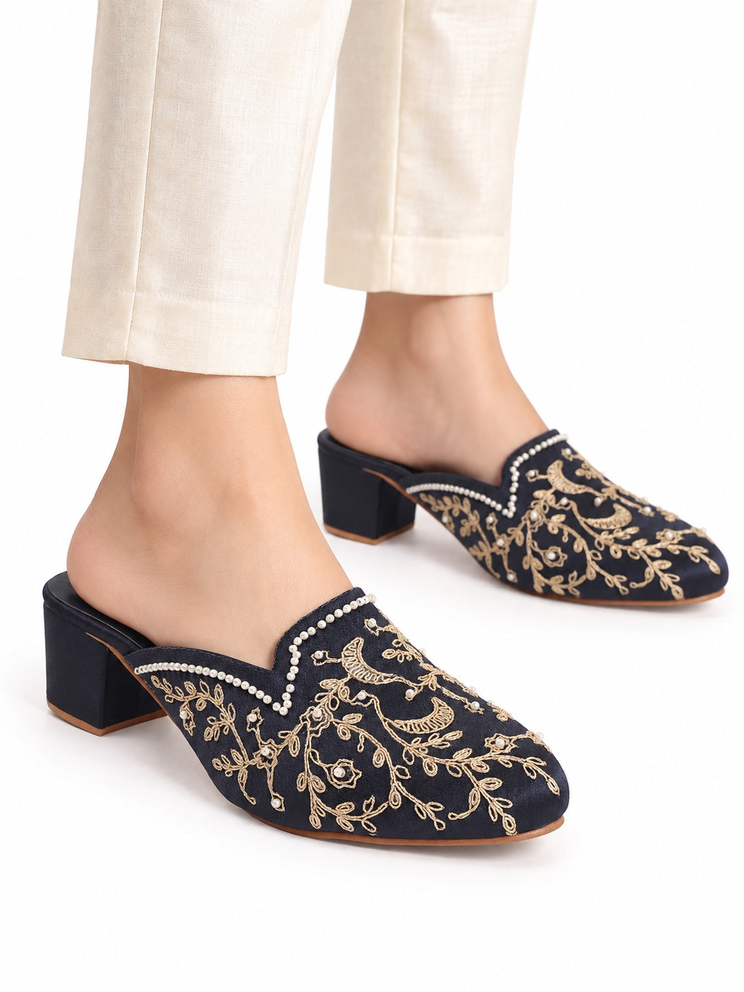 Zardozi Embellished heels