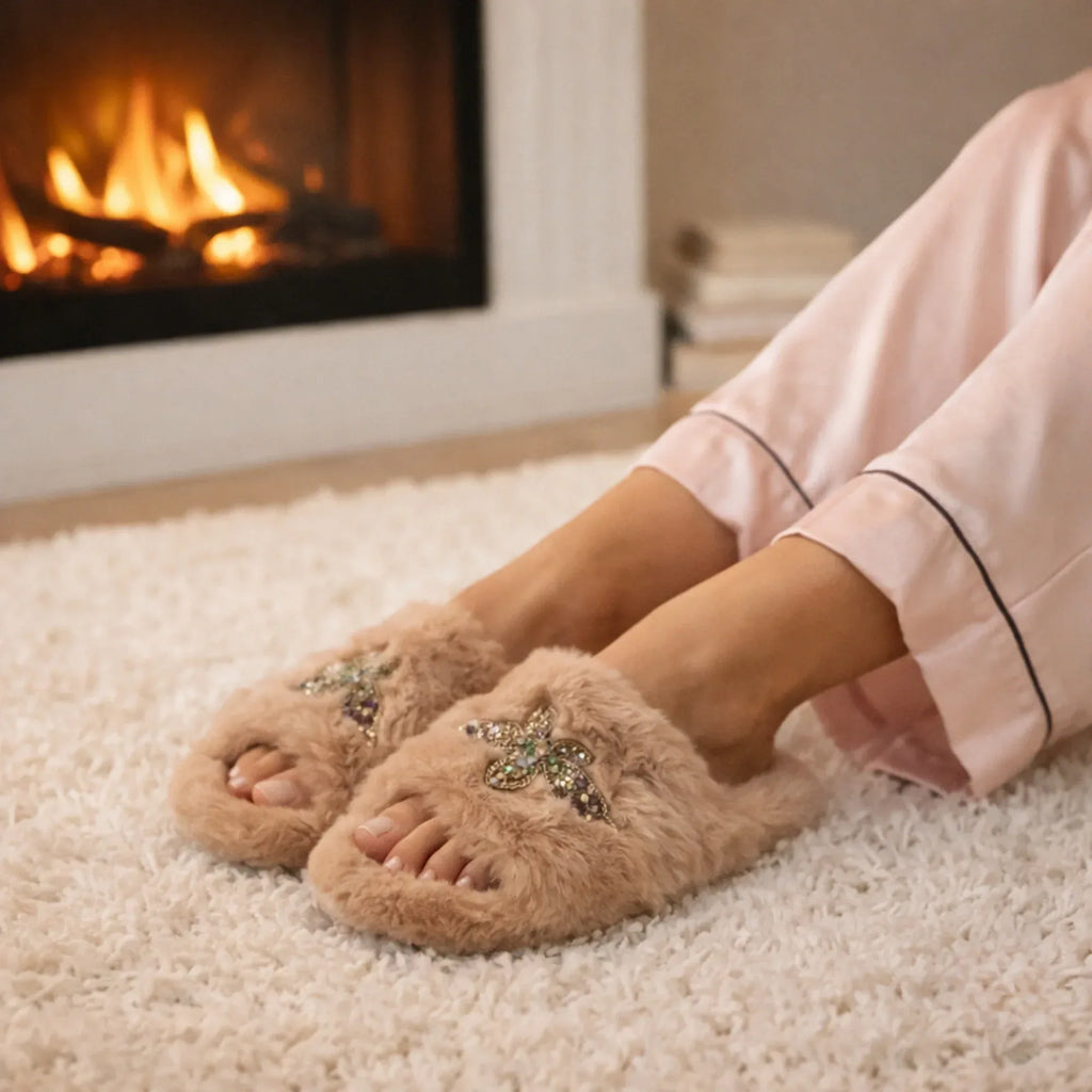 Amani fur Slippers