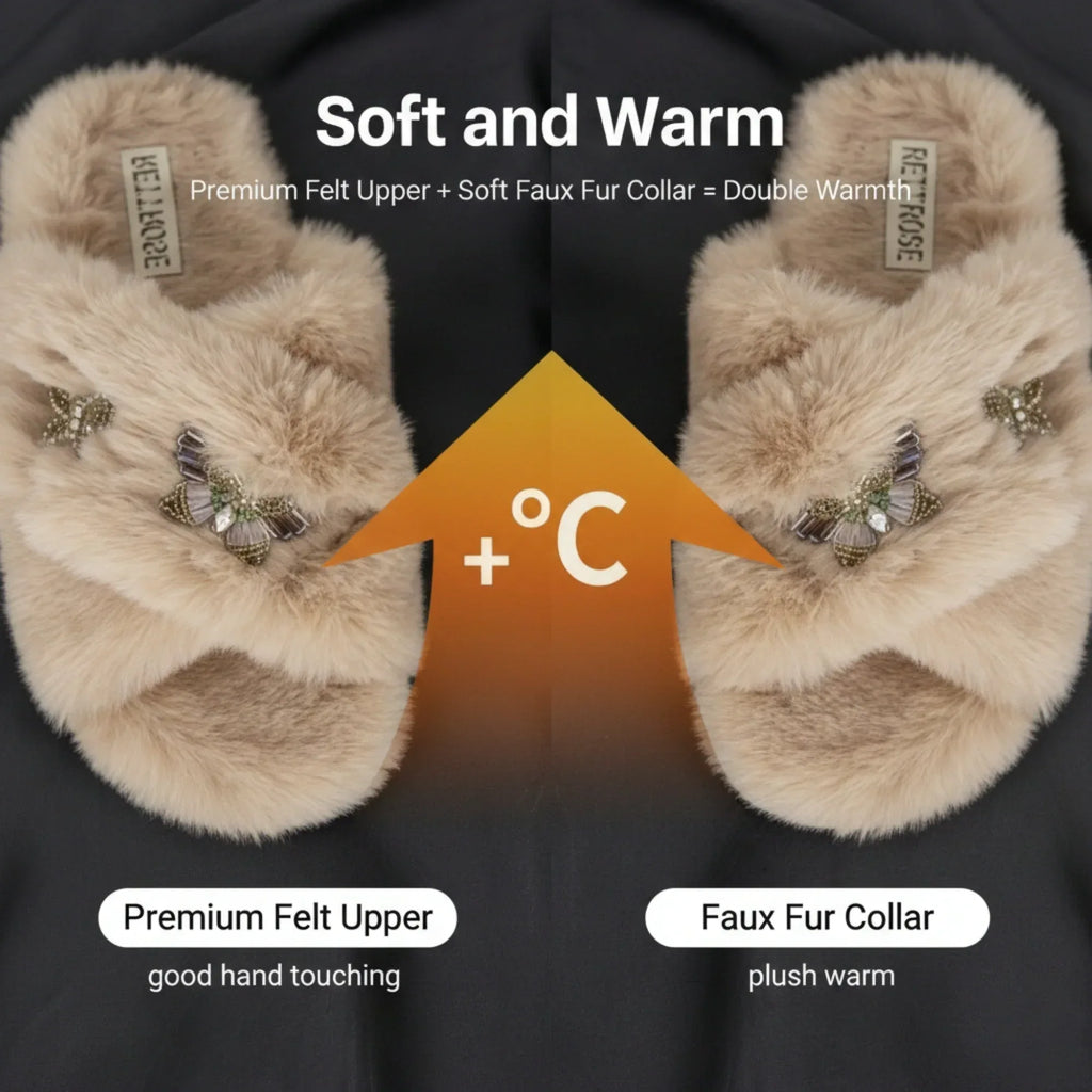 Amani fur Slippers