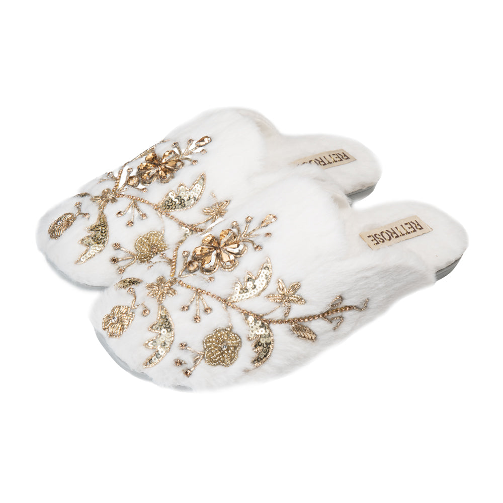 Shehnaaz Fur Slippers