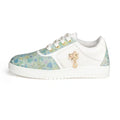 The Ocean Haze Lemon White Luxury Embellished Casual Sneaker