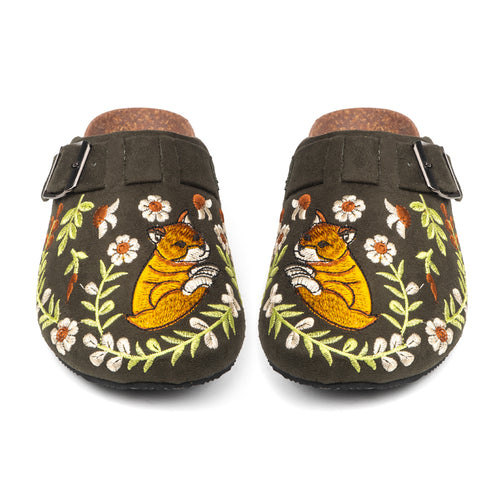 Banjara Fox Embellished Slides