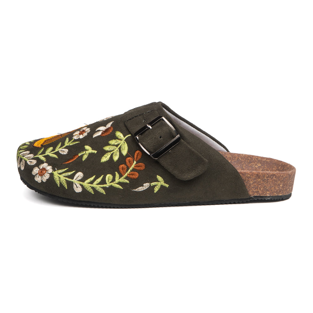 The Wildflower Fox Luxury Embellished Slides