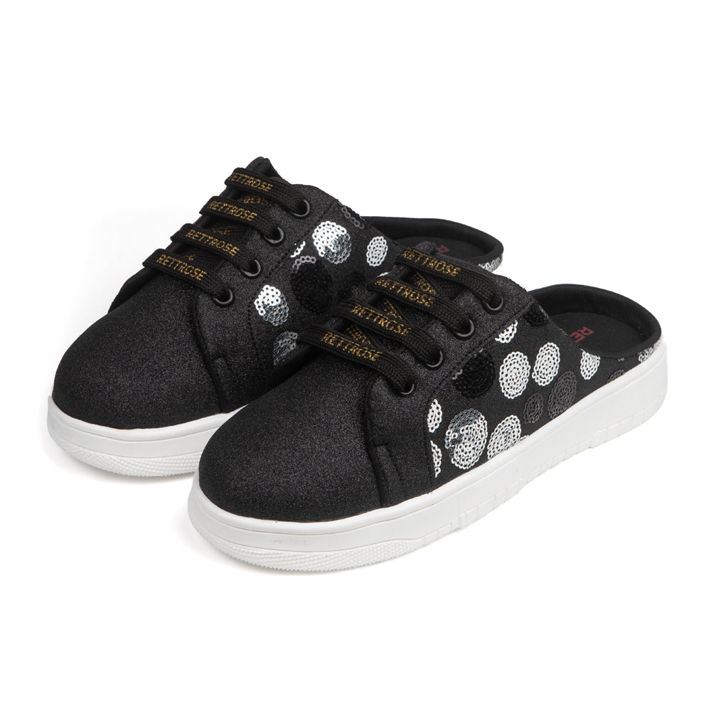 The Eclipse Spark Luxury Embellished Slide Sneakers