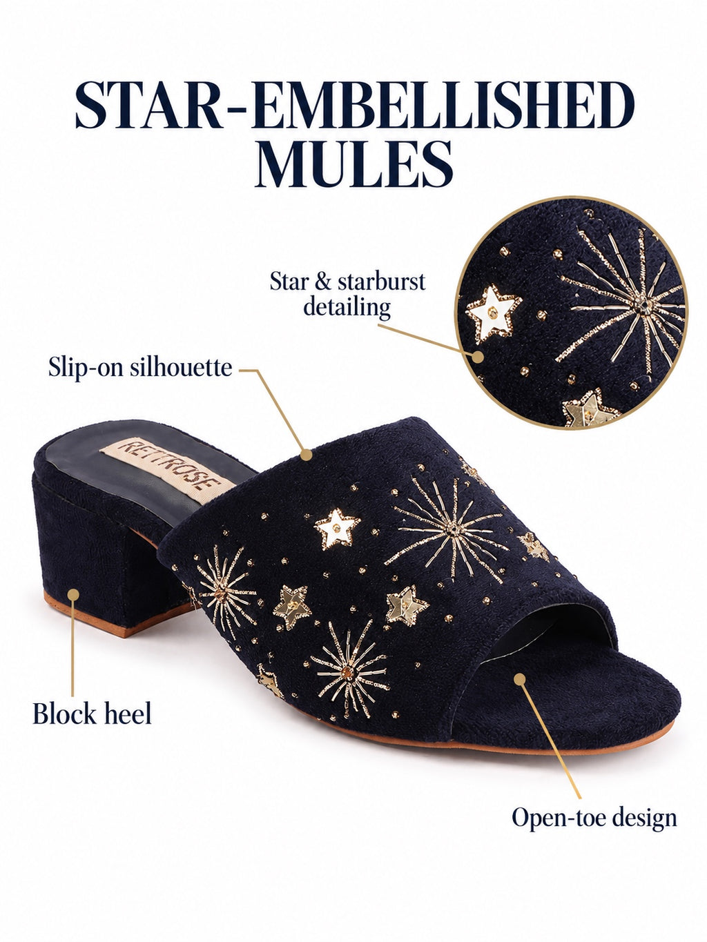 Nakshatra Embellished Heels