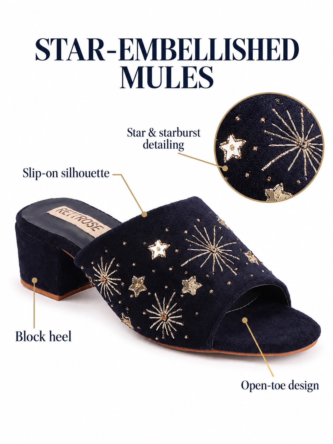 Nakshatra Embellished Heels