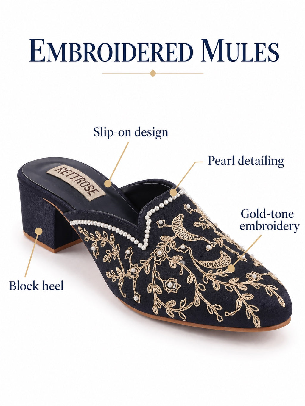 Zardozi Embellished heels