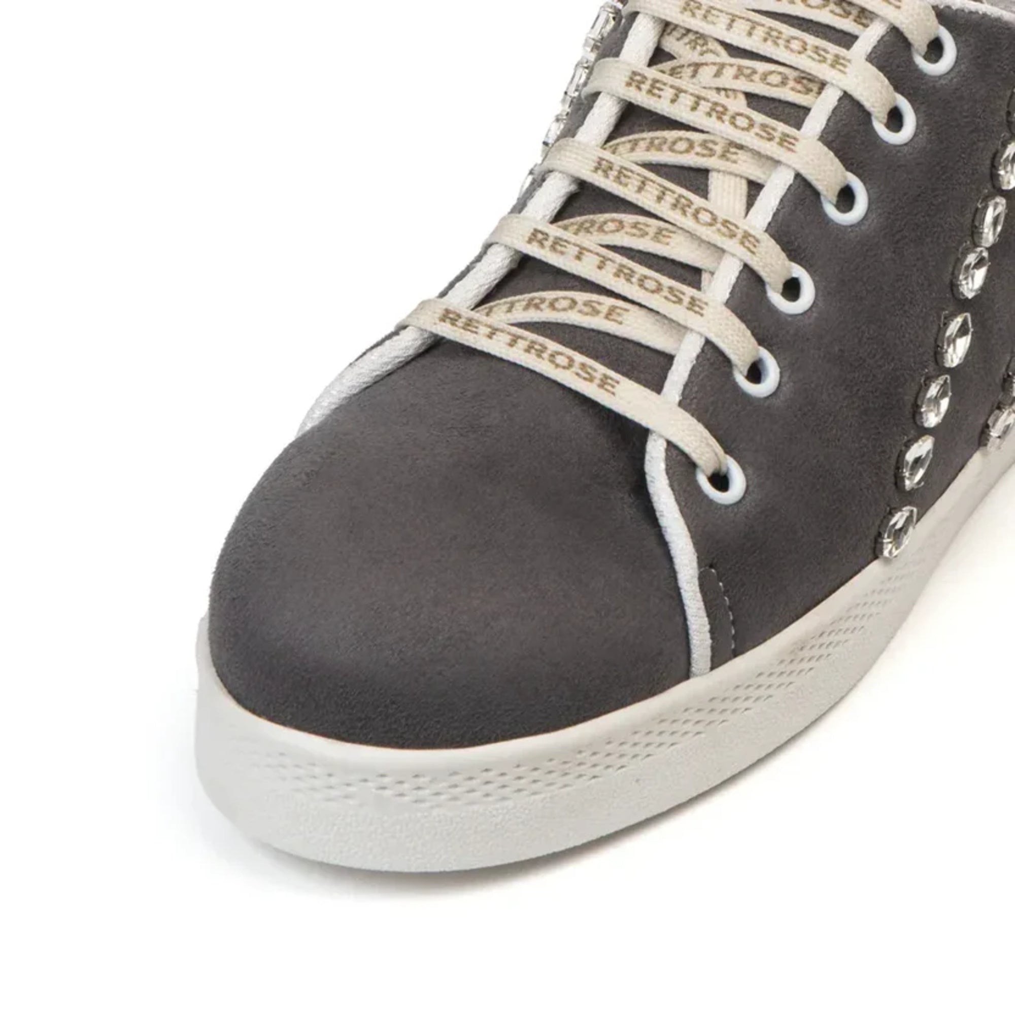 The Ivy Grey Luxury Embellished Trainer