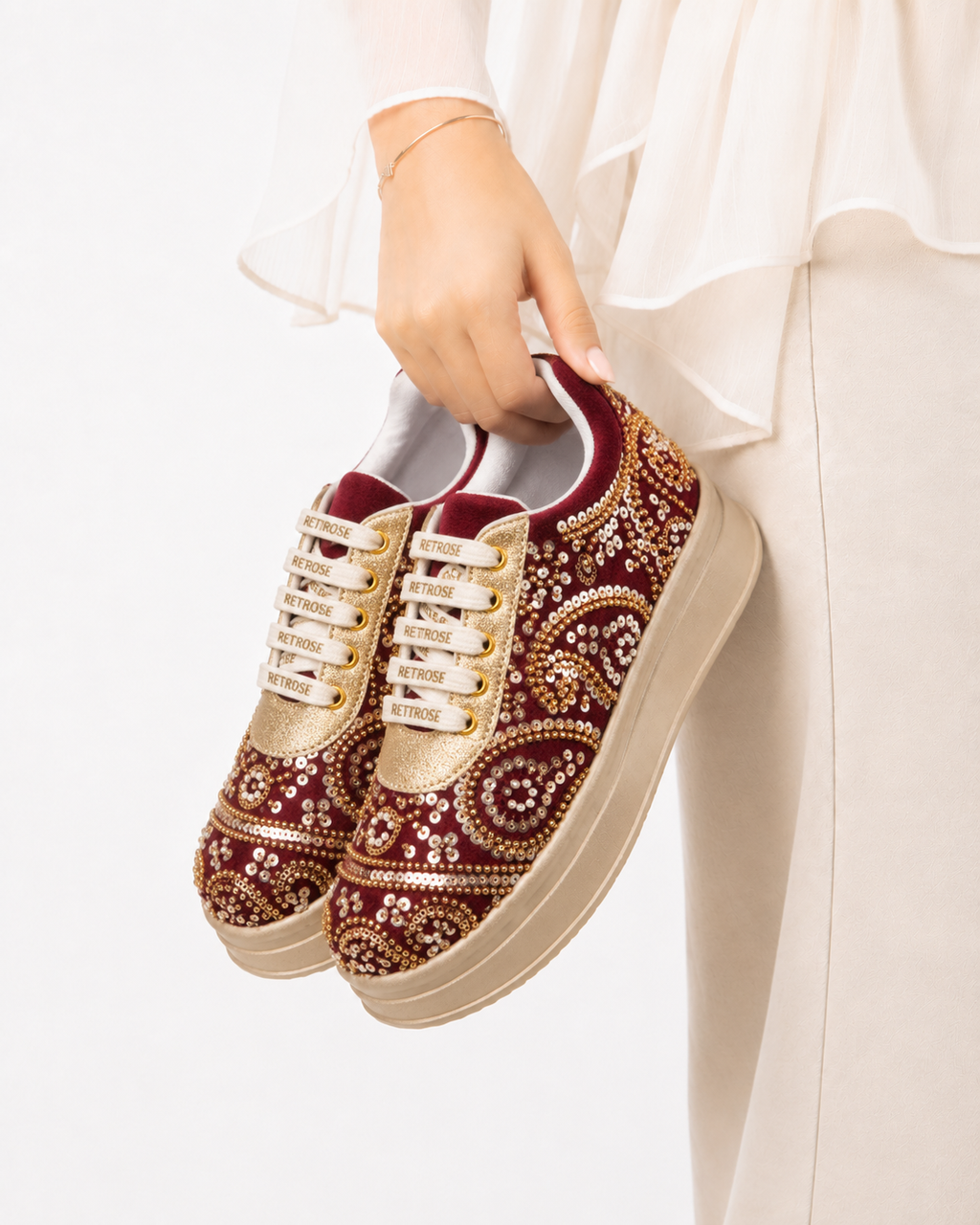 Jashn Embellished Sneakers