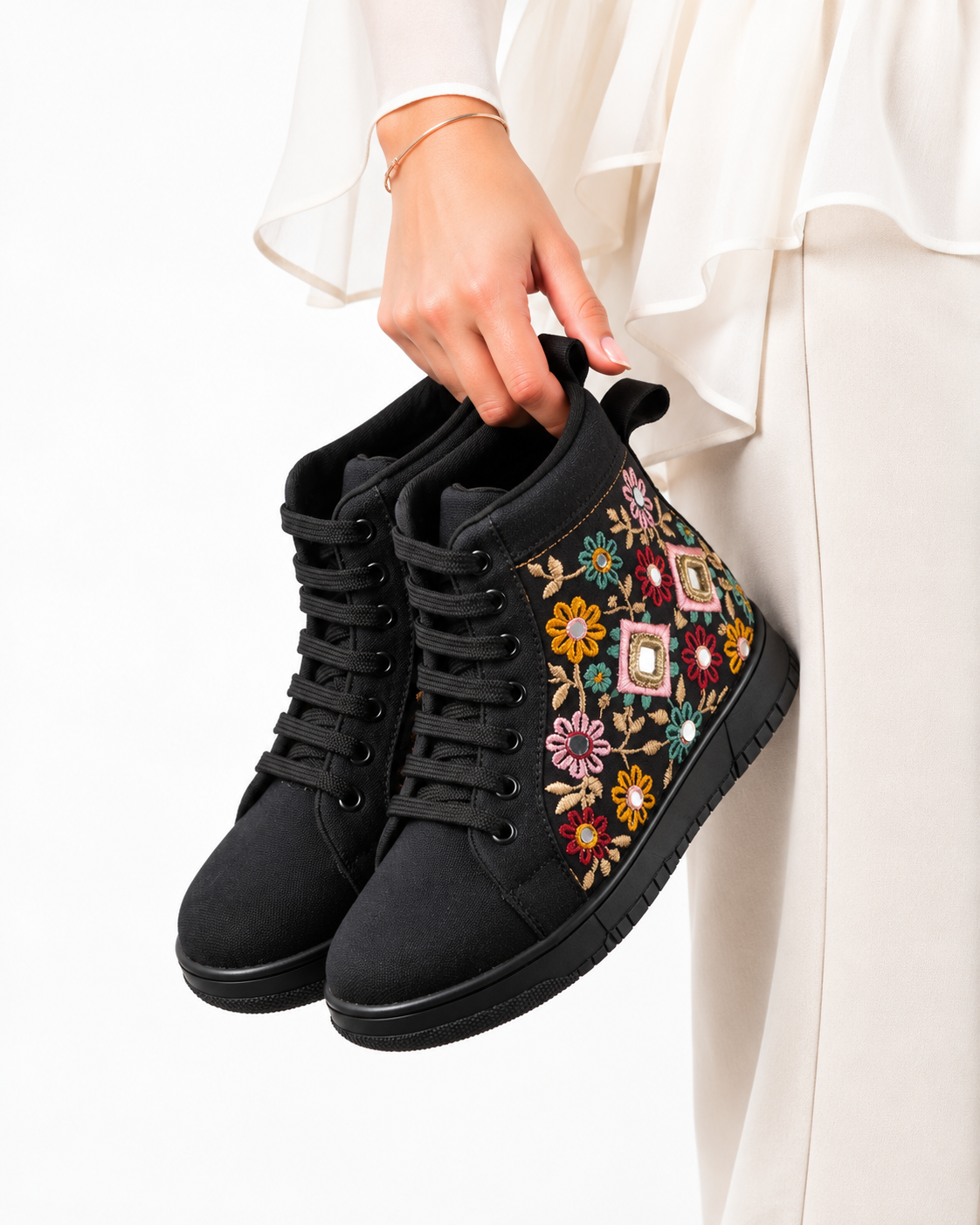 Nomad Banjara High-Ankle Sneakers