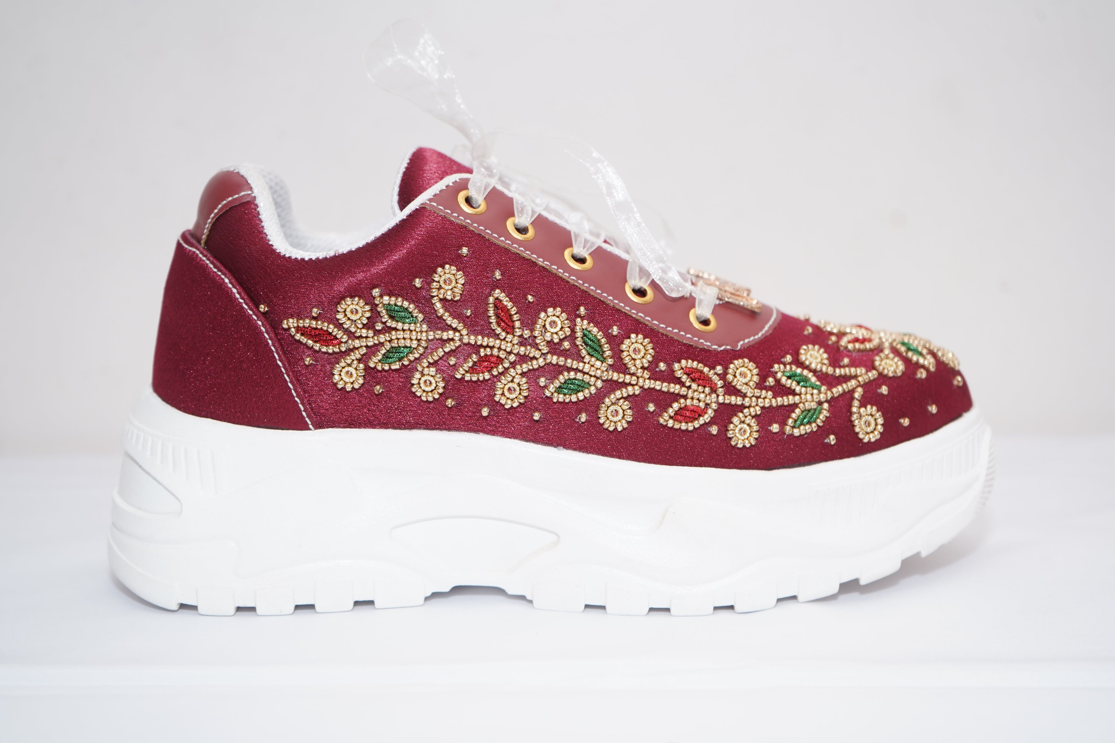 The Mirabelle Luxury Majestic Vine Embellished Trainer