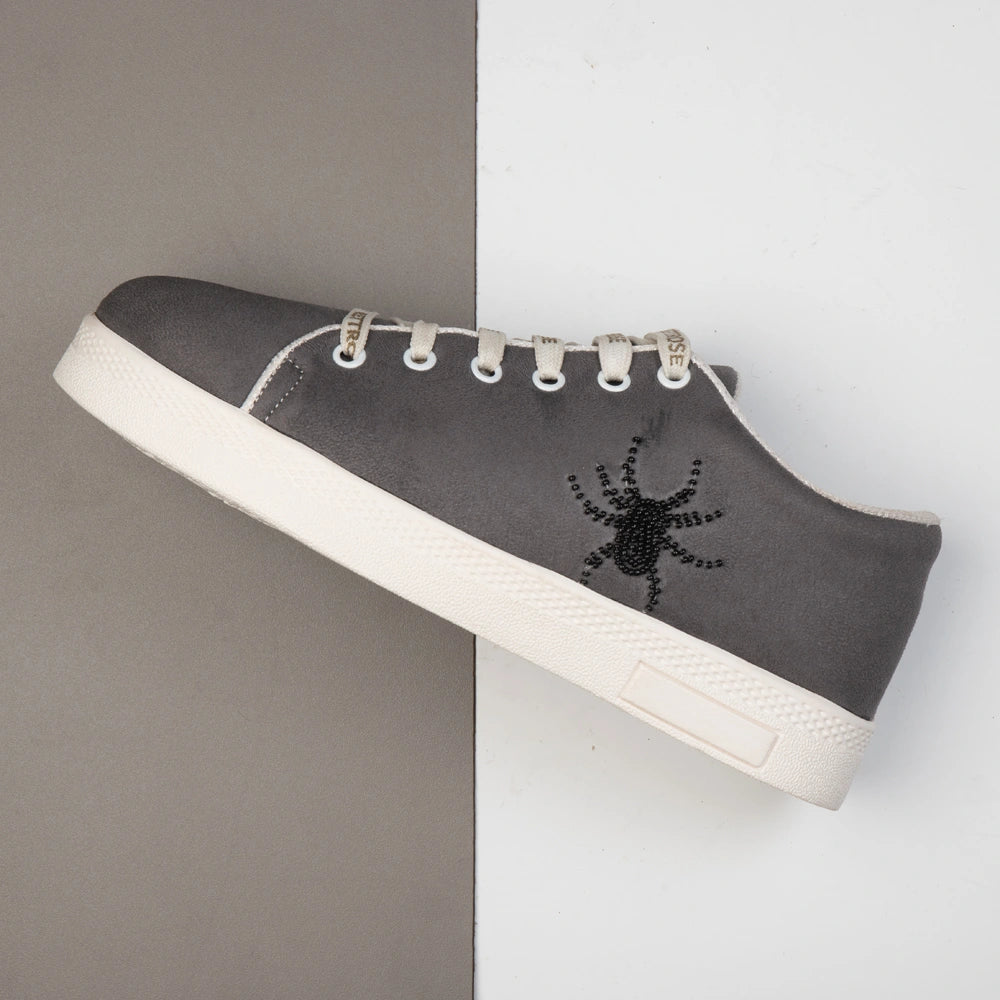 The Cath Grey Luxury Embellished Trainer