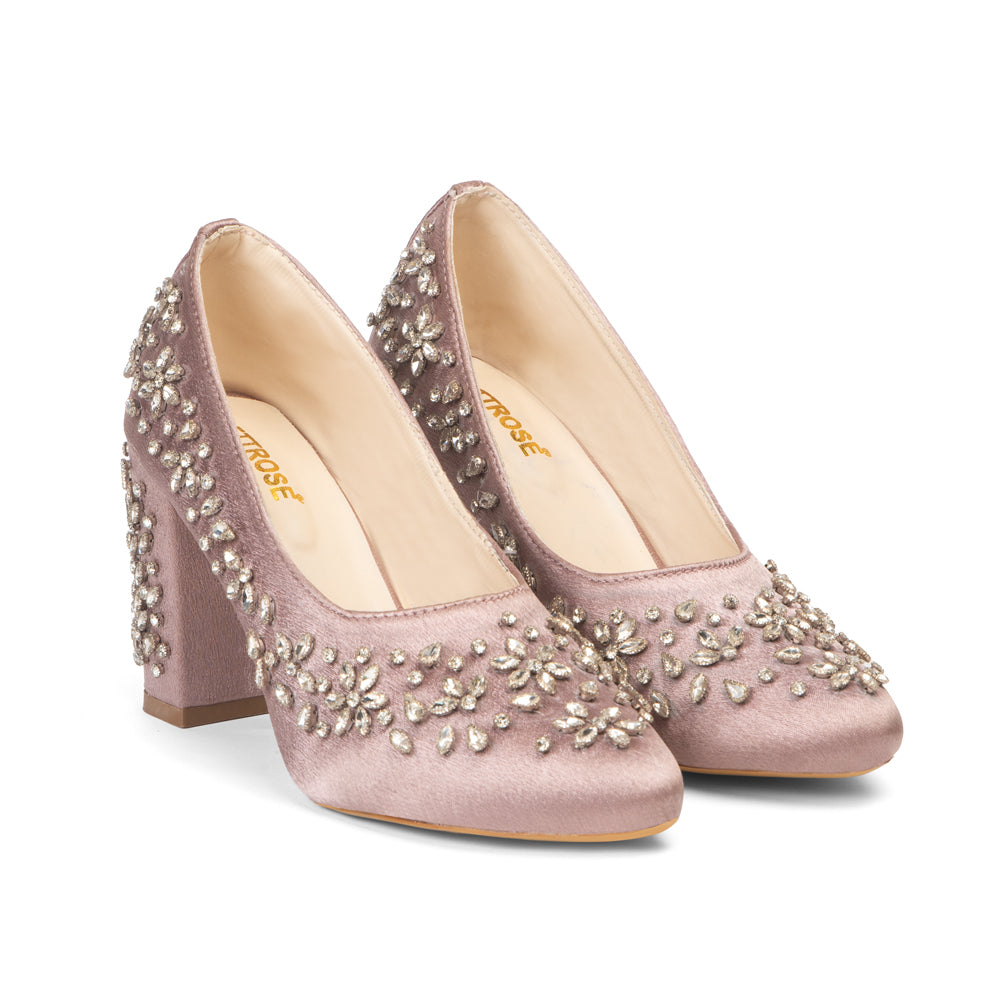 The Mystic Lavender Hand Embellished Luxury Heel
