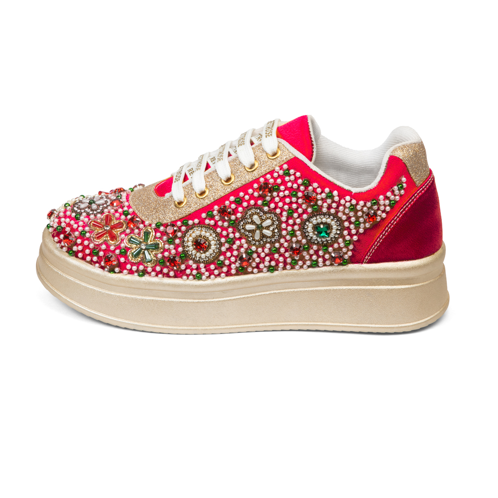 The Empress Luxury Gemstone Reverie Embellished Trainer