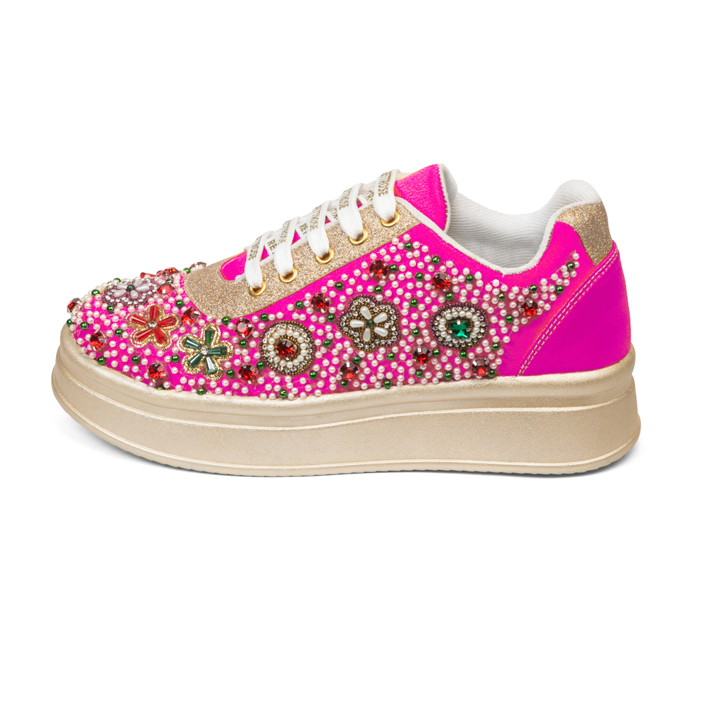 The Empress Luxury Gemstone Reverie Embellished Trainer