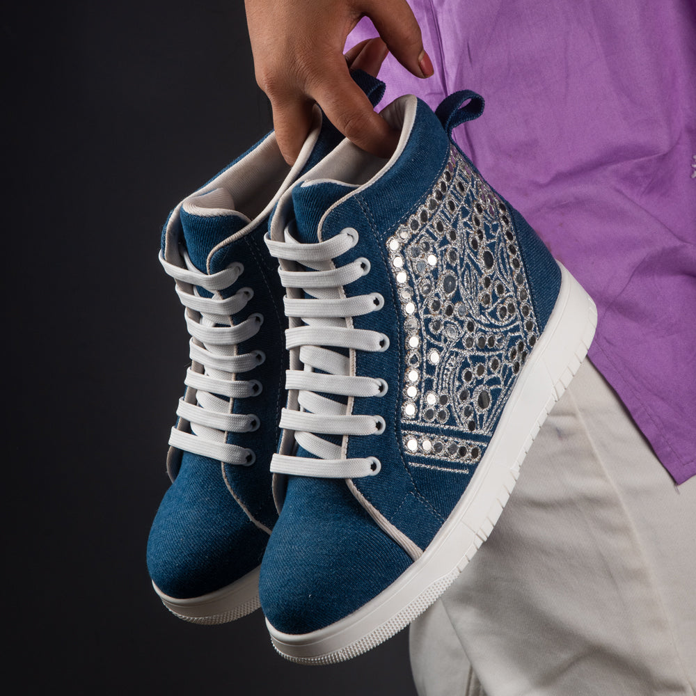 Aarsi Banjara High-Ankle Sneakers