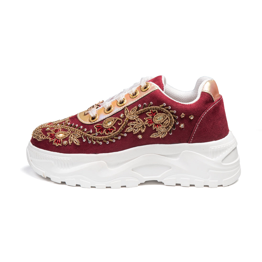 Ruhina Embellished Sneakers