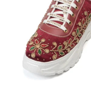 The Mirabelle Luxury Majestic Vine Embellished Trainer