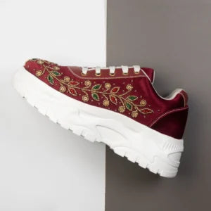 The Mirabelle Luxury Majestic Vine Embellished Trainer