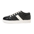 The Teri Black Luxury Embellished Trainer