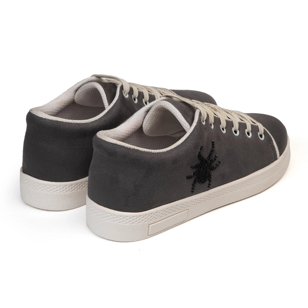 The Cath Grey Luxury Embellished Trainer