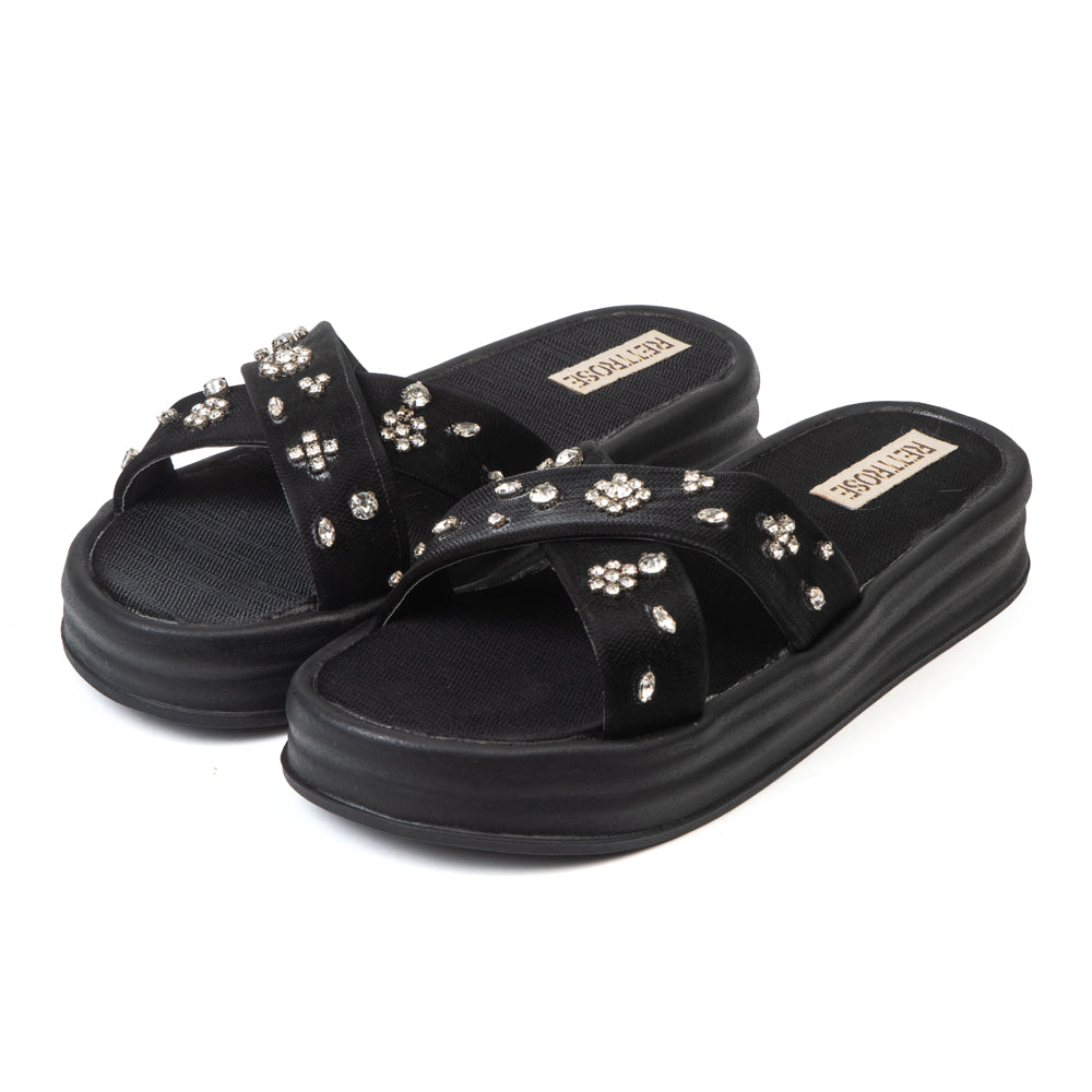 Zehra Embellished Slides