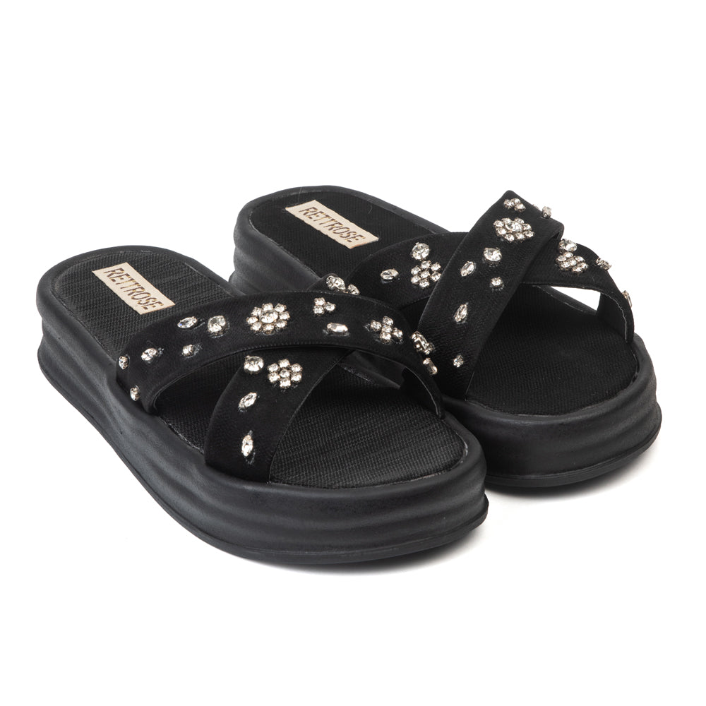 Zehra Embellished Slides