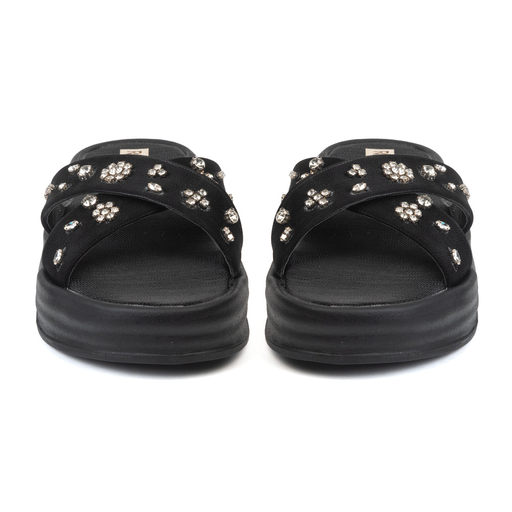 Zehra Embellished Slides