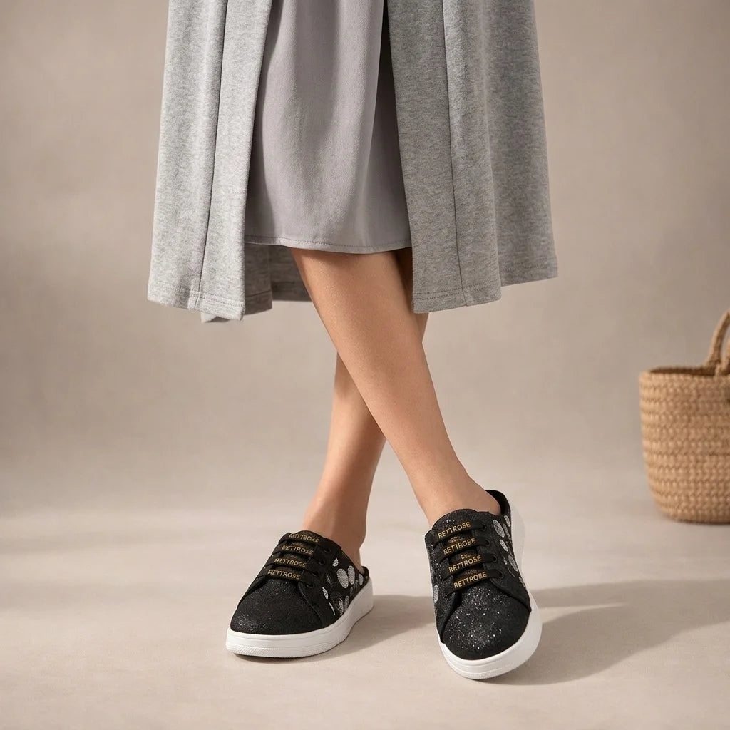 The Eclipse Spark Luxury Embellished Slide Sneakers