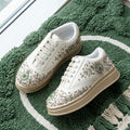 The Elysia Luxury Enchanted Vine Embellished Trainer
