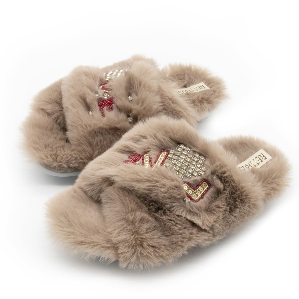 Cupid Fur Slippers