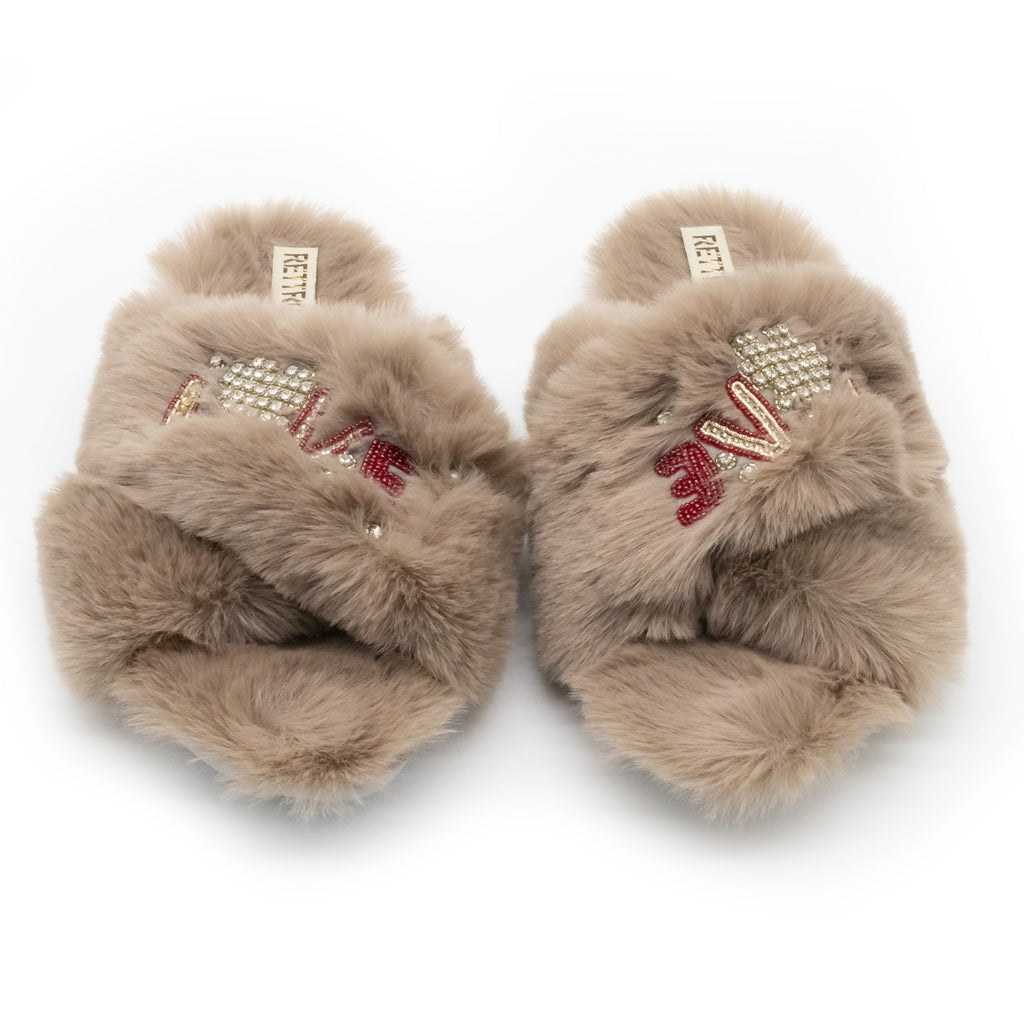 Cupid Fur Slippers