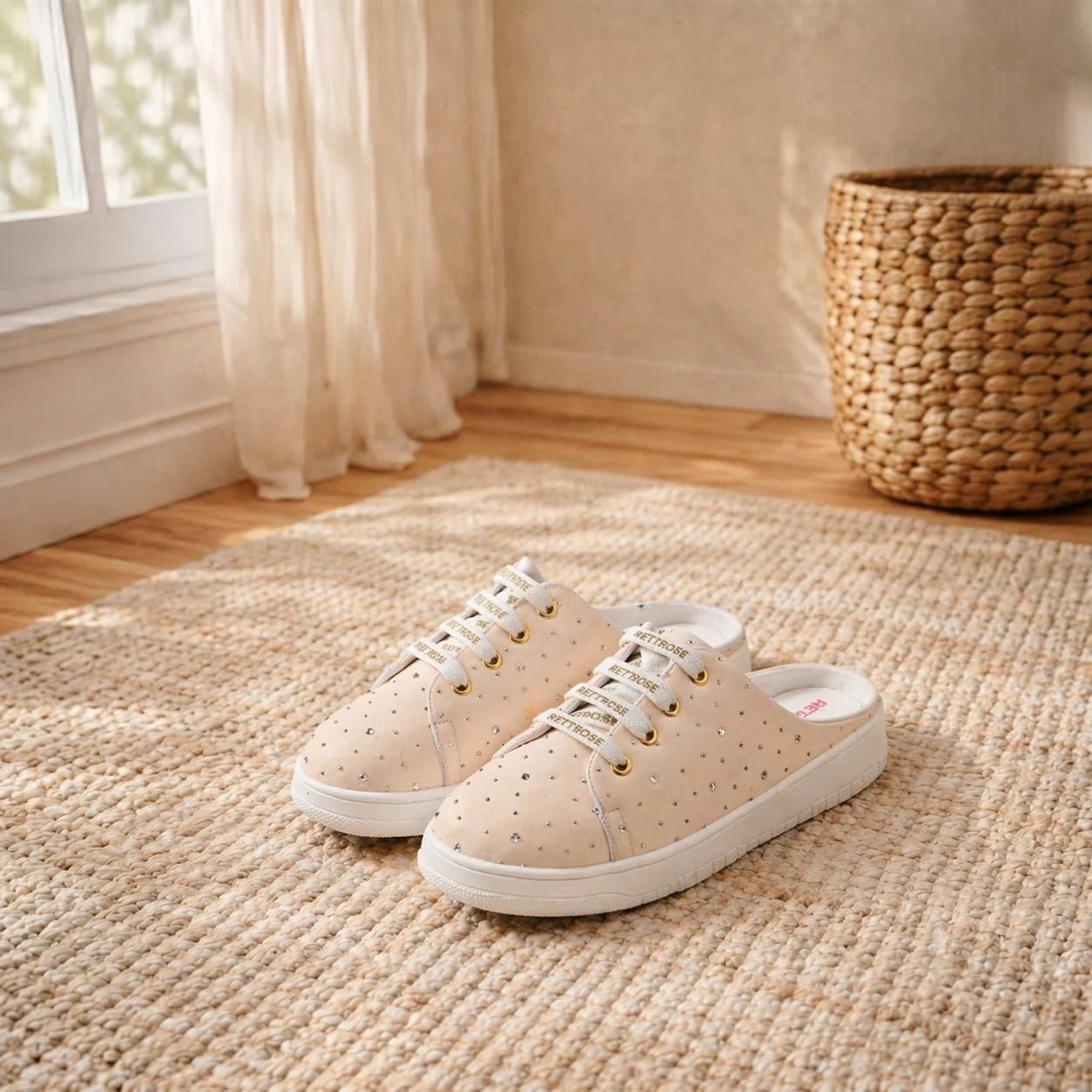 The Starlight Glimmer Luxury Embellished Slide Sneakers