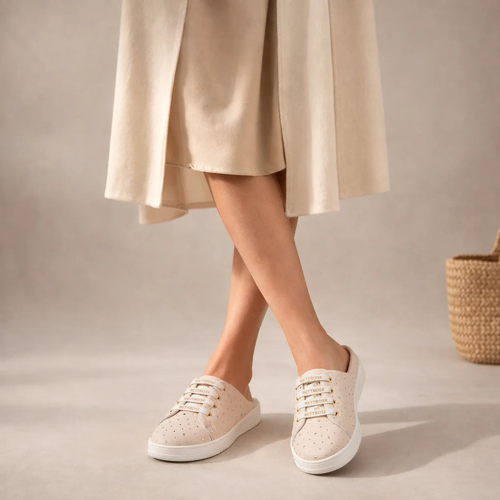 The Starlight Glimmer Luxury Embellished Slide Sneakers