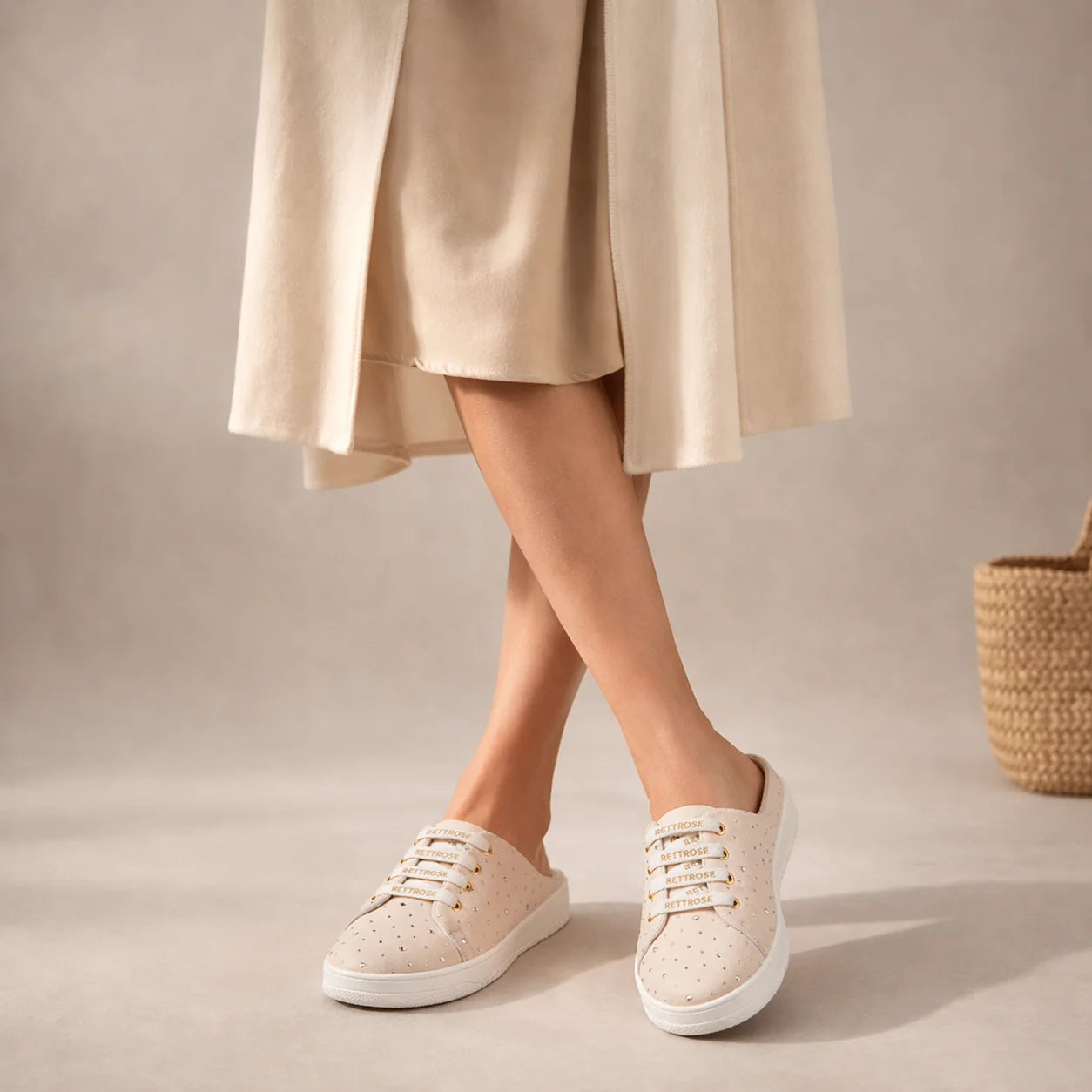 The Starlight Glimmer Luxury Embellished Slide Sneakers
