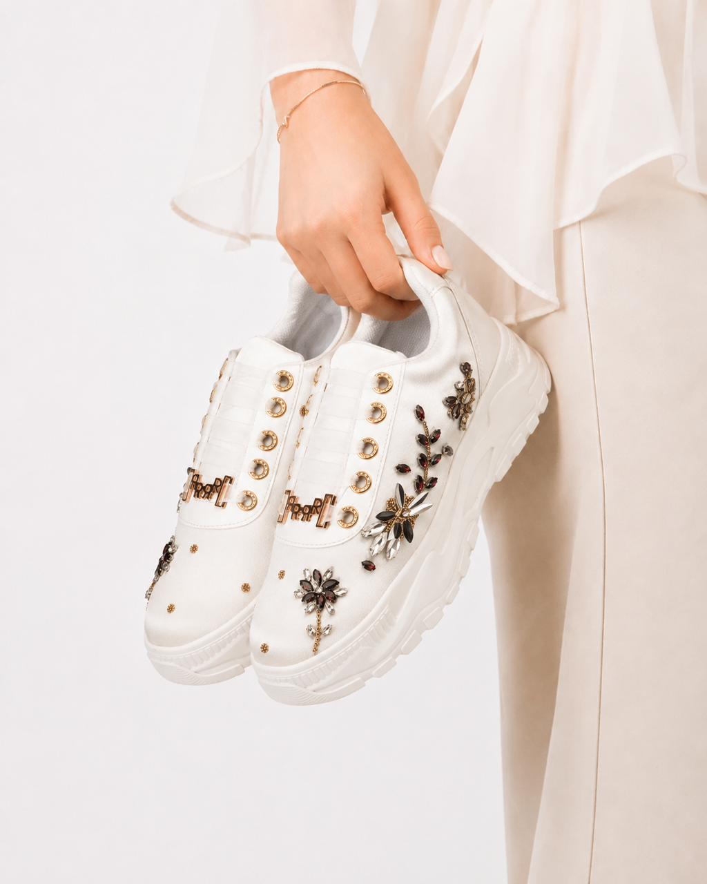 Mukta Embellished Sneakers