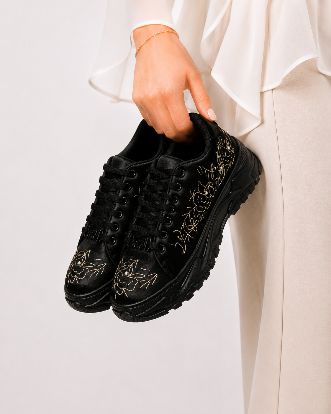 Vamika Embellished Sneakers
